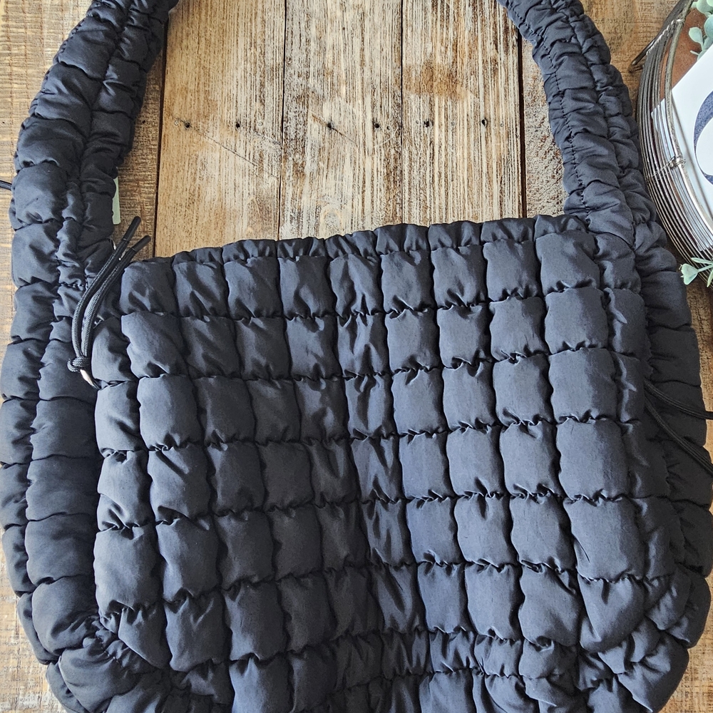 Black Quilted Women's Bag